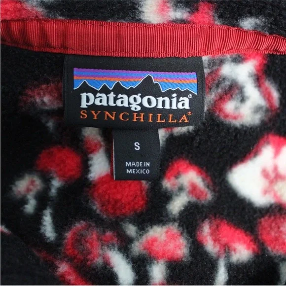 RARE: Patagonia - Forest Mushroom Limited Snap-T Fleece Synchilla Small - Picture 7 of 9
